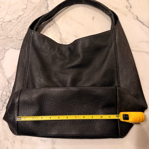 Auxiliary Black Leather Handbag - Picture 9 of 13